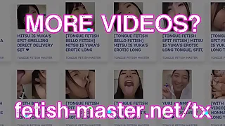 Japanese Asian Tongue Spit Face Nose Licking Sucking Kissing Handjob Fetish - More at fetish-master.net